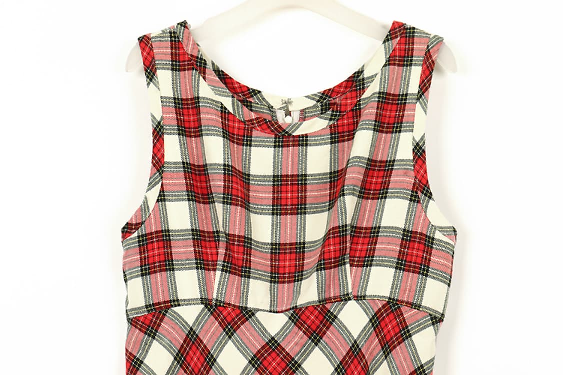 FAIRNARK 원피스(S) 체크원피스 노바체크 상품이미지4