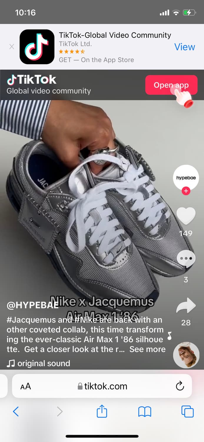 [새상품] 나이키 자끄뮈스 235 Jacquemus 상품이미지3