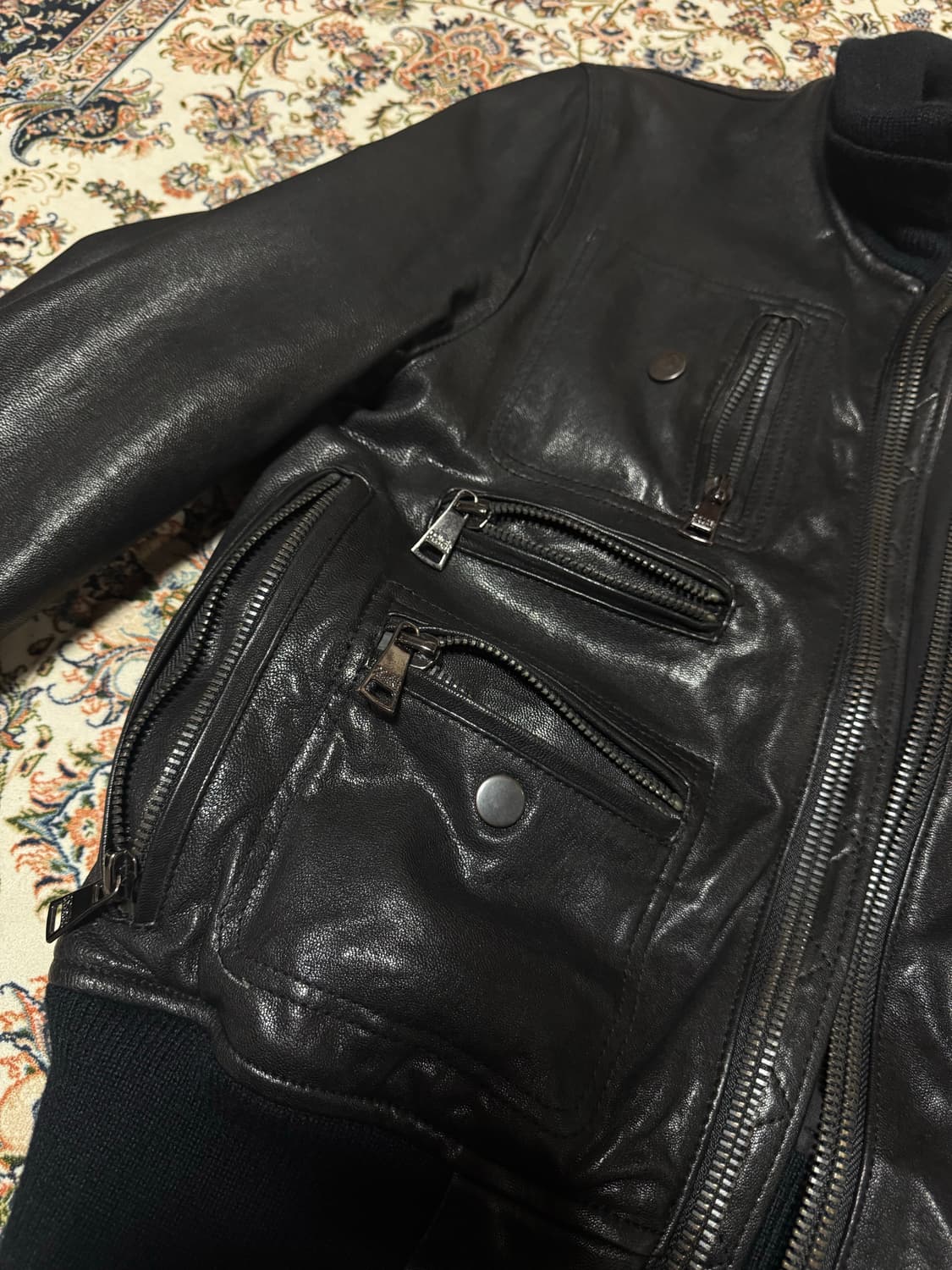 Dolce & Gabbana 00's leather bomber 상품이미지3