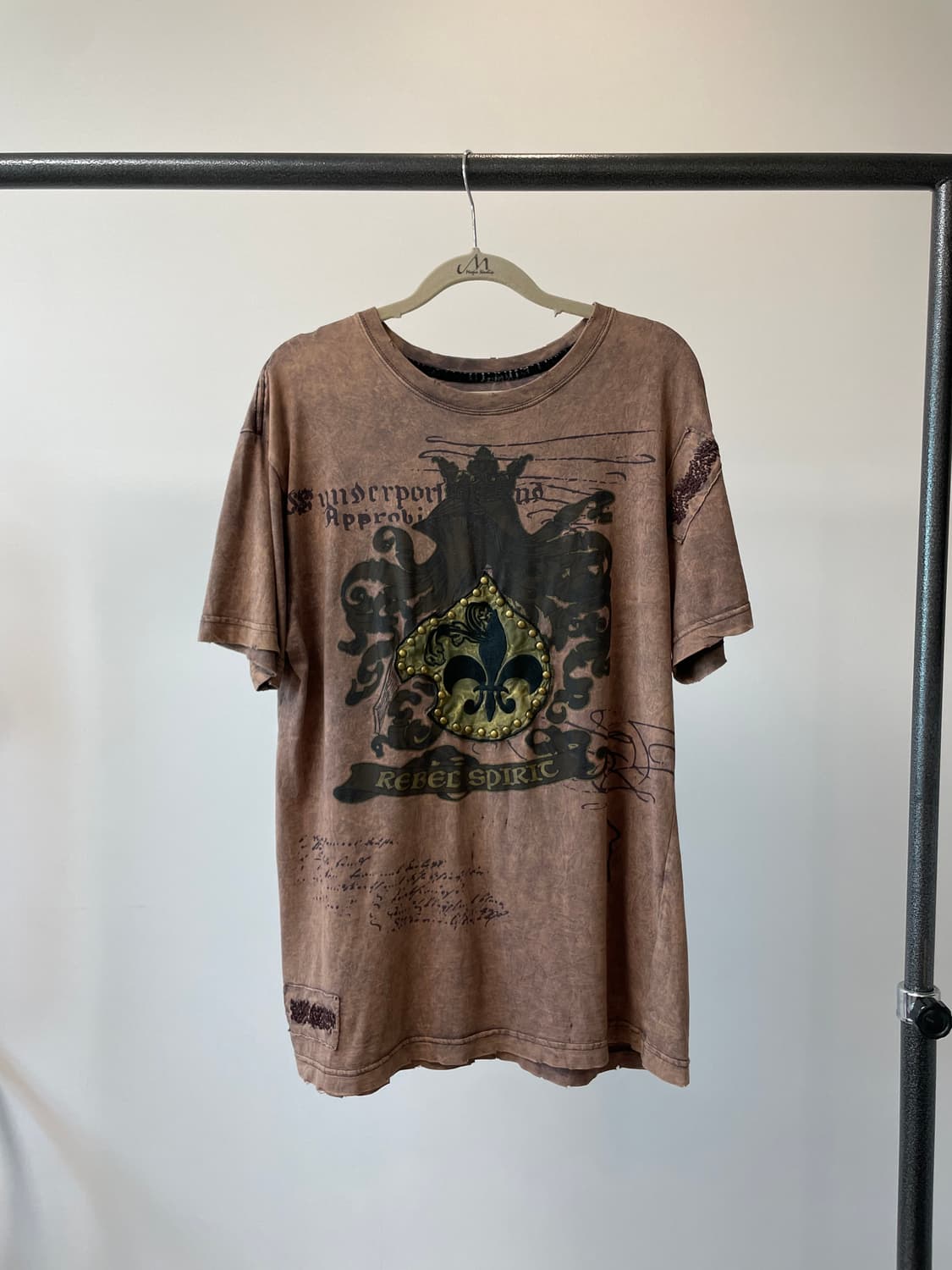 (L) rebel spirit 락시크 빈티지 반팔 셔츠 상품이미지1
