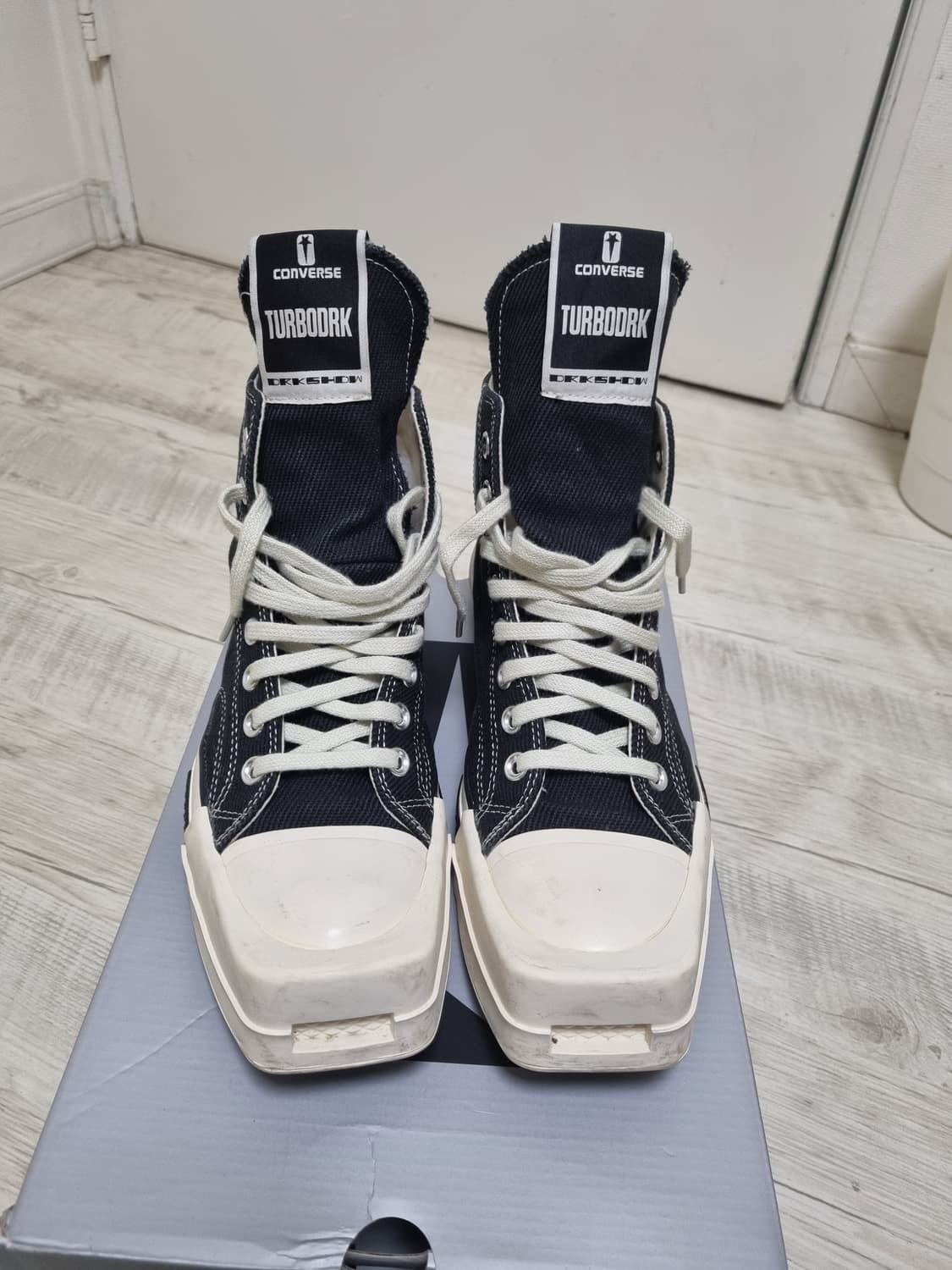 컨버스 X 다크쉐도우 터보다크 척70 하이 블랙 265 상품이미지5