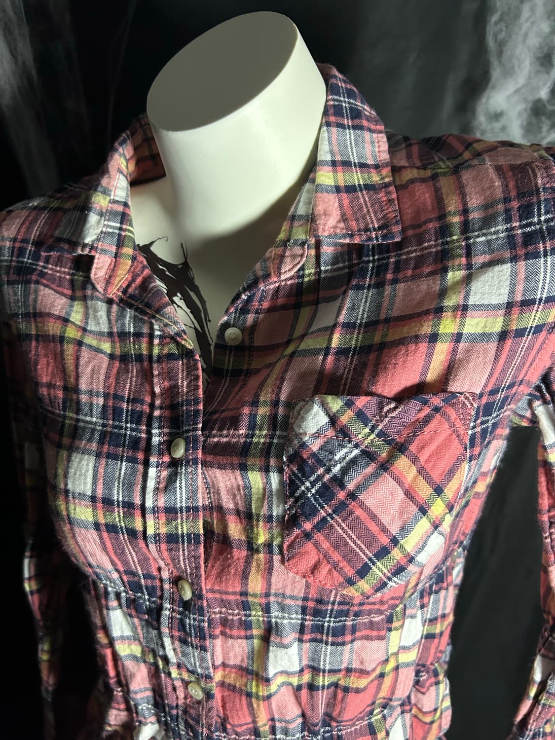 Backnumber pink check shirts  상품이미지2