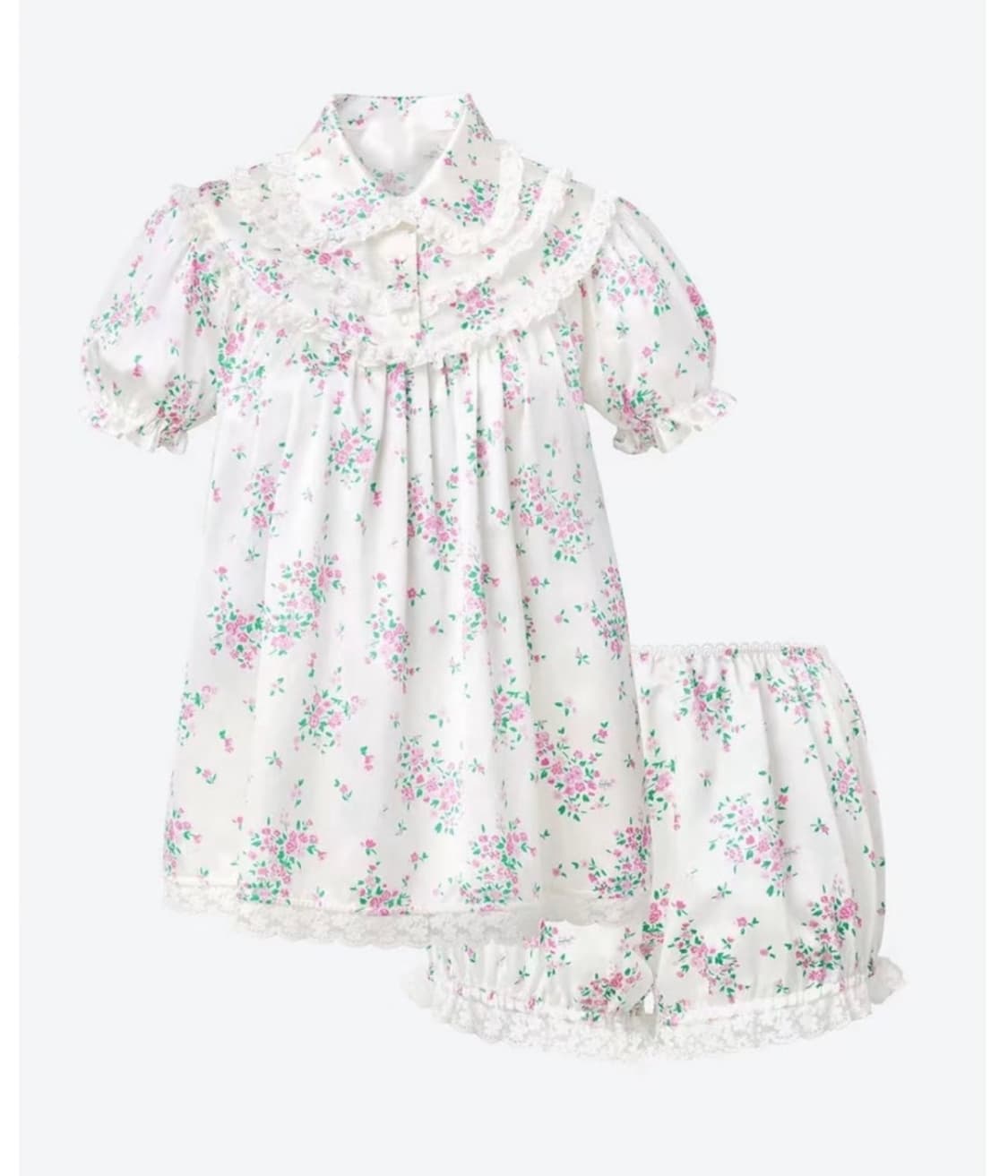 플라워 잠옷 세트 상품이미지3