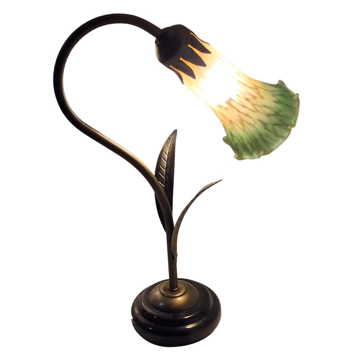 80s 수이코 연꽃 불투명 프릴 테이블 램프 상품이미지1