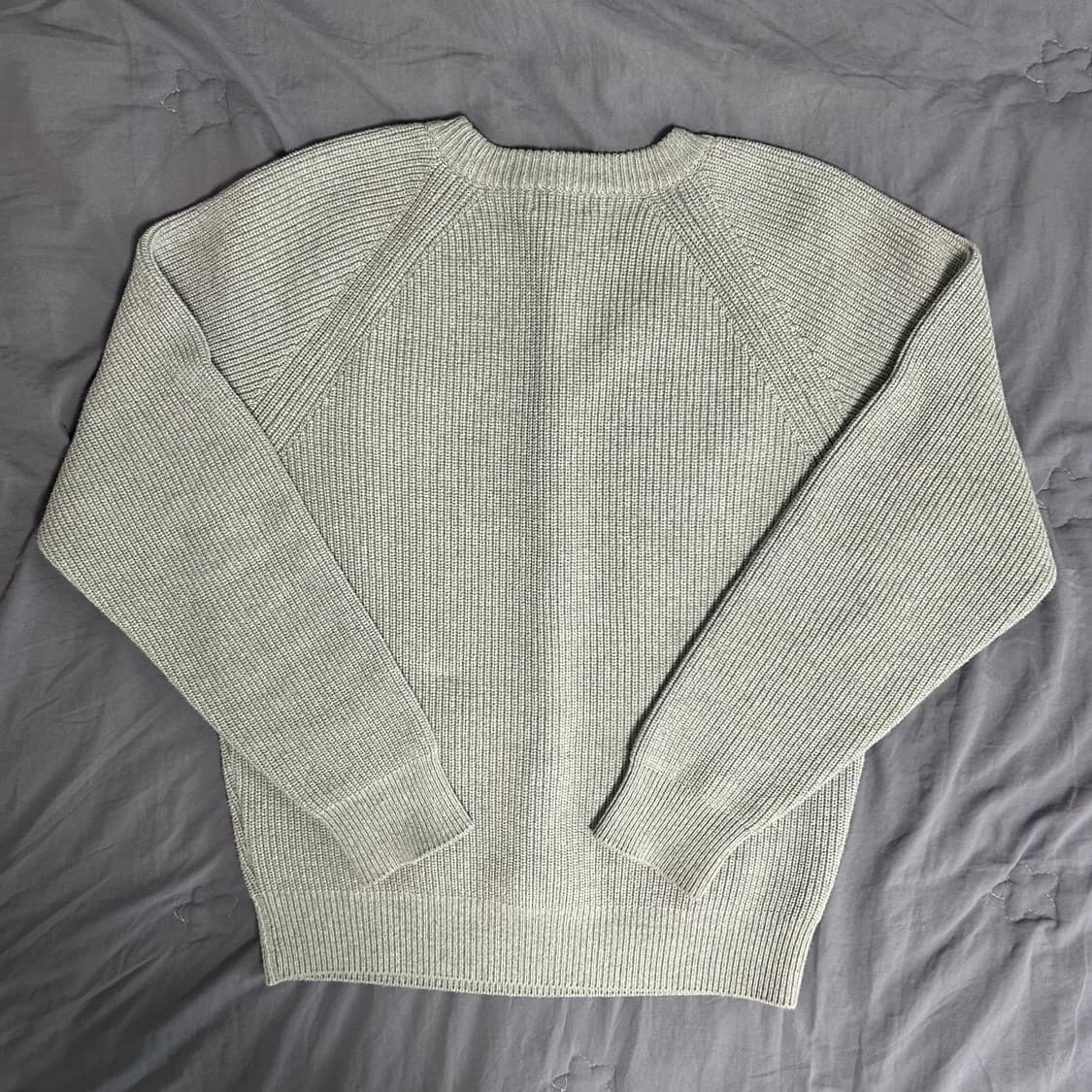 스테디에브리웨어 코튼 피셔맨 니트 그레이 1사이즈 상품이미지2