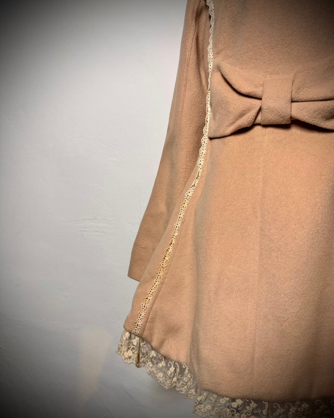 LIZ LISA 래빗퍼&크로셰 트림 포인트 코트 상품이미지7