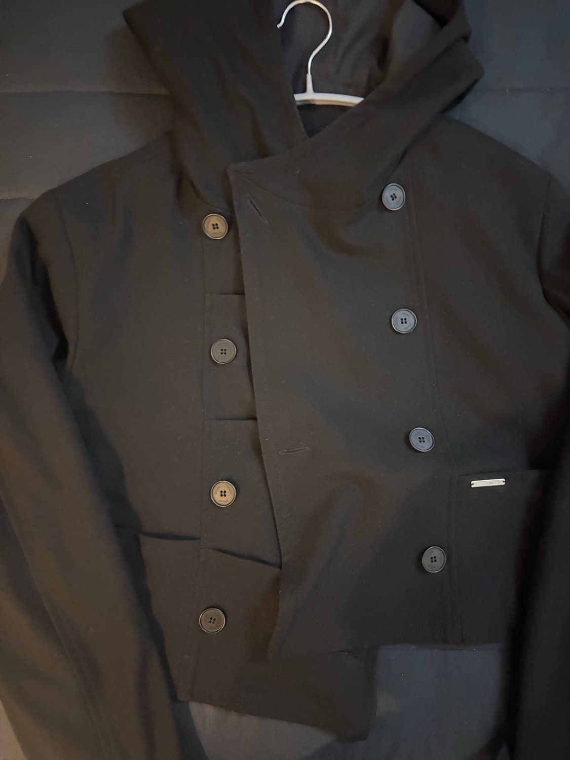 미세키서울 Cowl neck button Jacket BLACK 자켓 상품이미지2