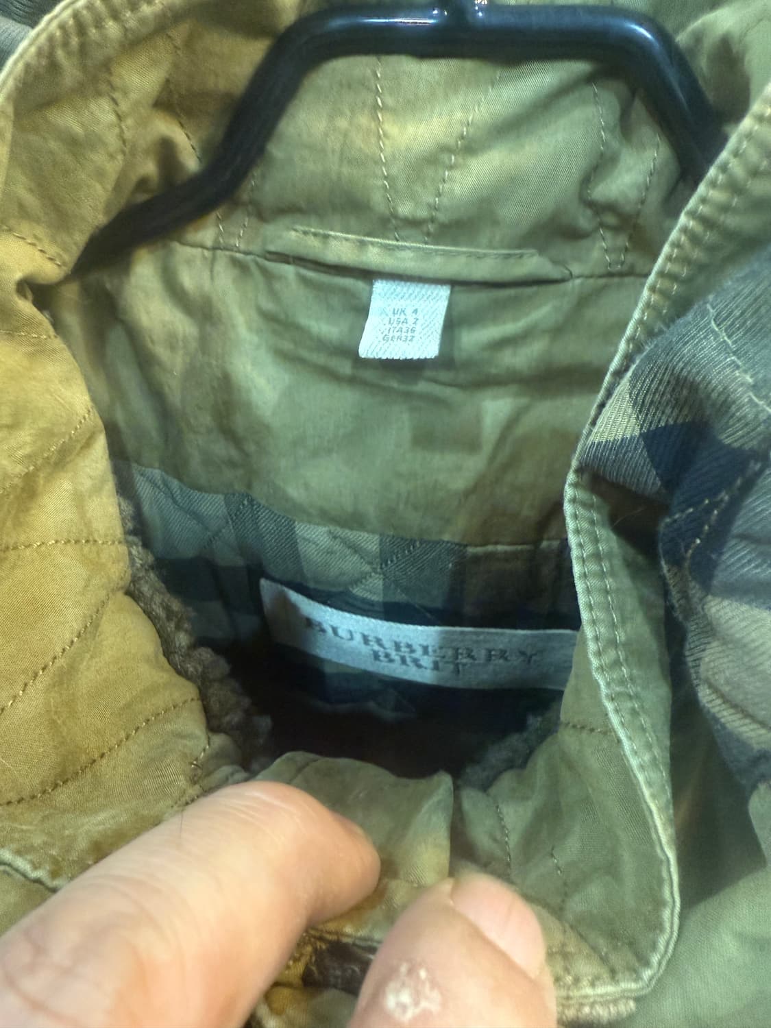 36/44-55 정품 버버리 브릿 야상패딩 팝니다 상품이미지3