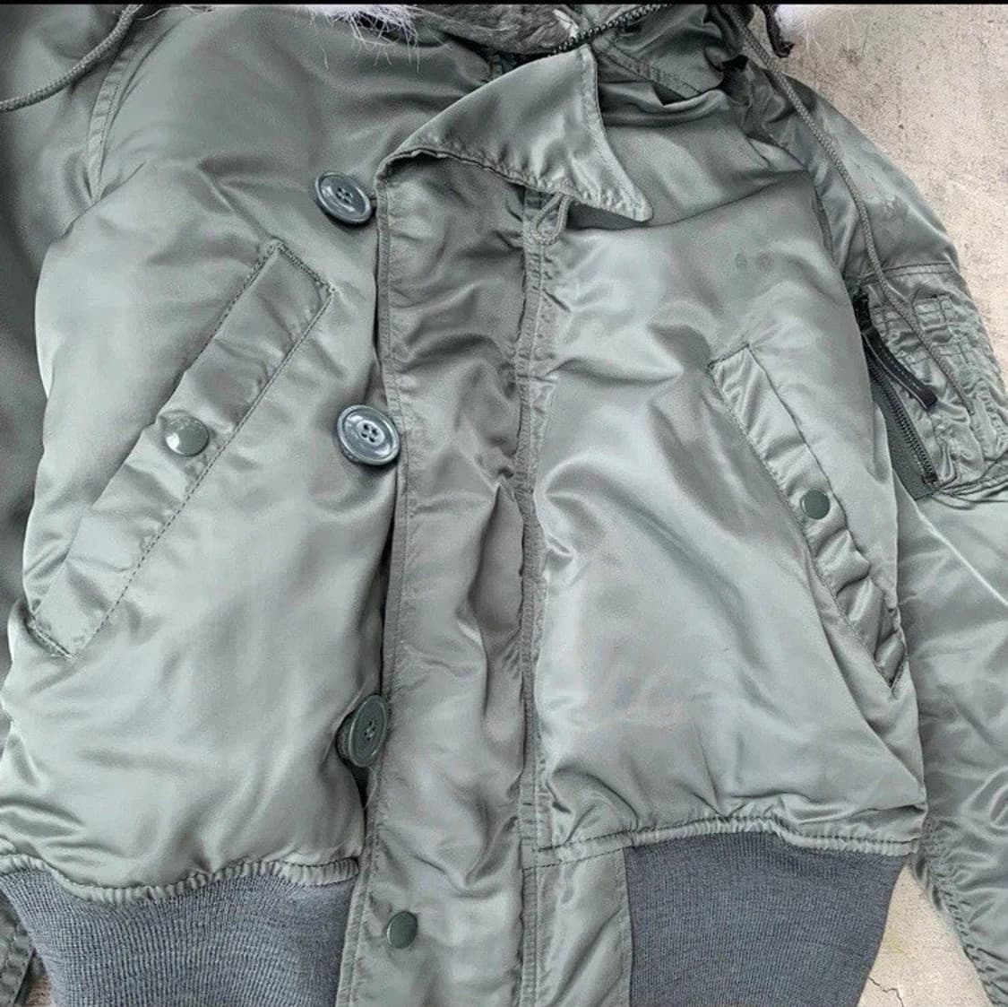 80s 미공군 납품용 알파 인더스트리 N-2B 파카 상품이미지2