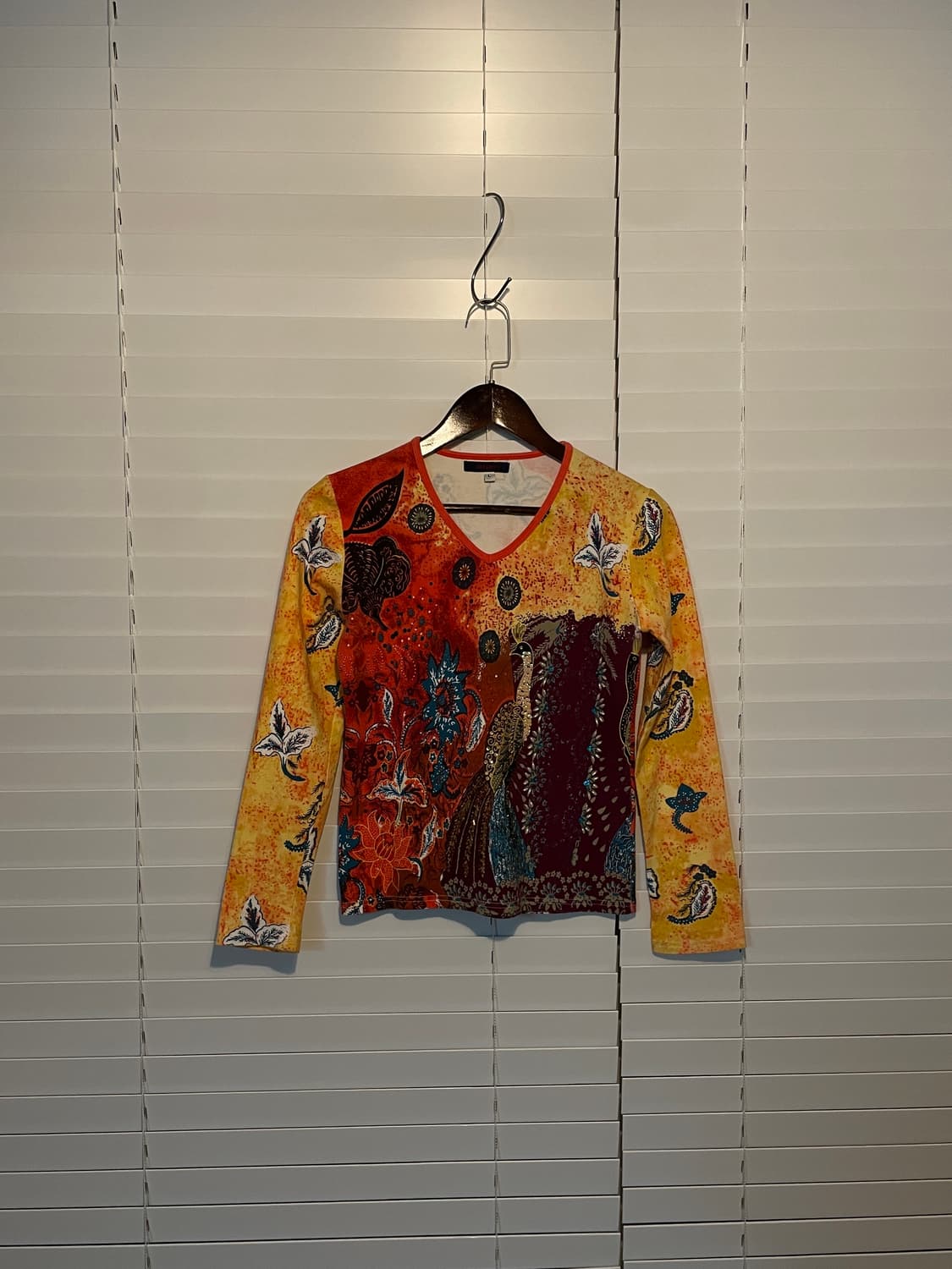 겐조 화공버드 브이넥 탑 상품이미지3