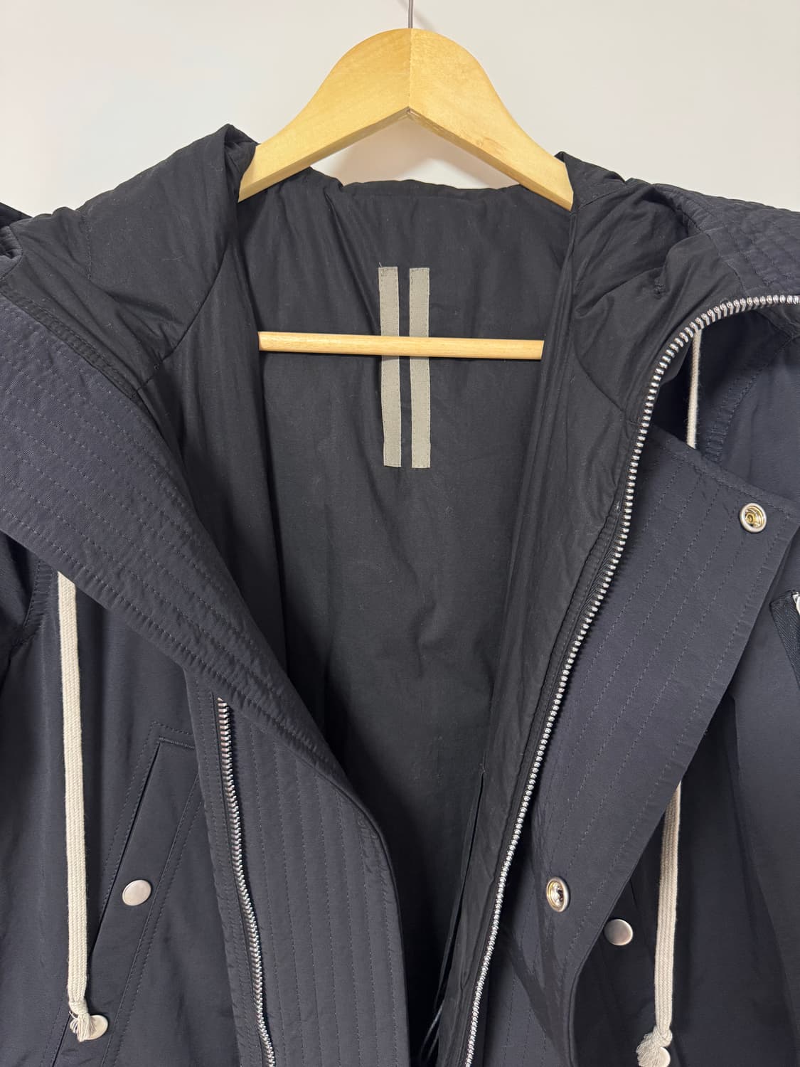 릭오웬스 다크쉐도우 롱 후드 파카 야상코트 상품이미지3