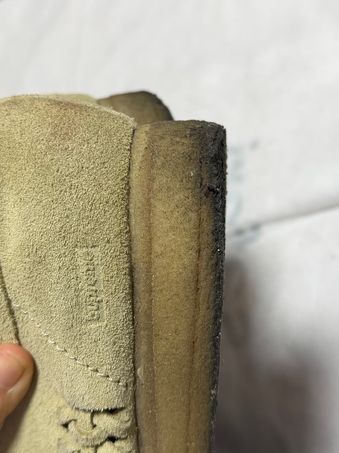 슈프림 클락스 우븐  250 UK6.5 왈라비 탄 상품이미지6