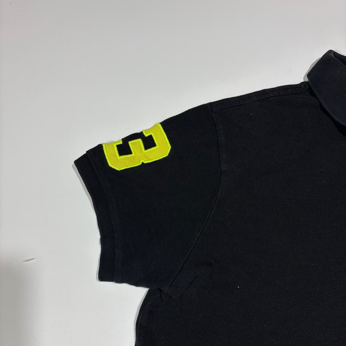 폴로랄프로렌 블랙 빅포니 반팔 카라티 상품이미지3