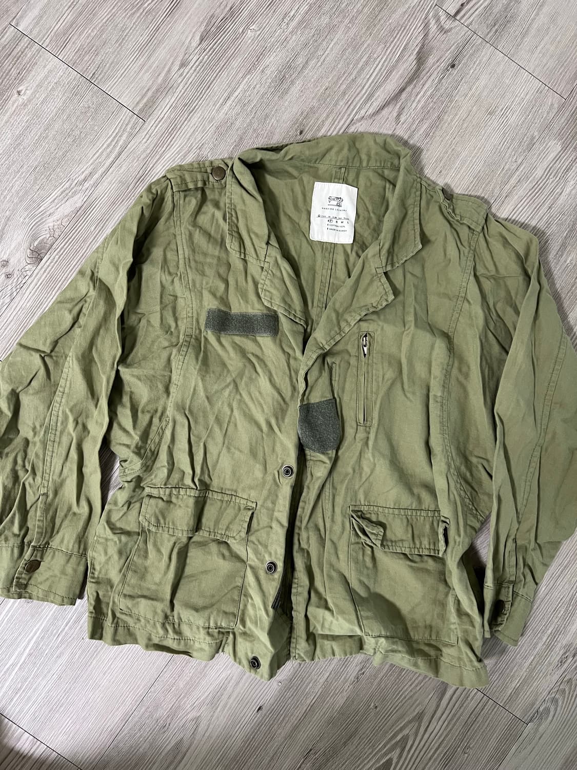 카키 야상 자켓 상품이미지1