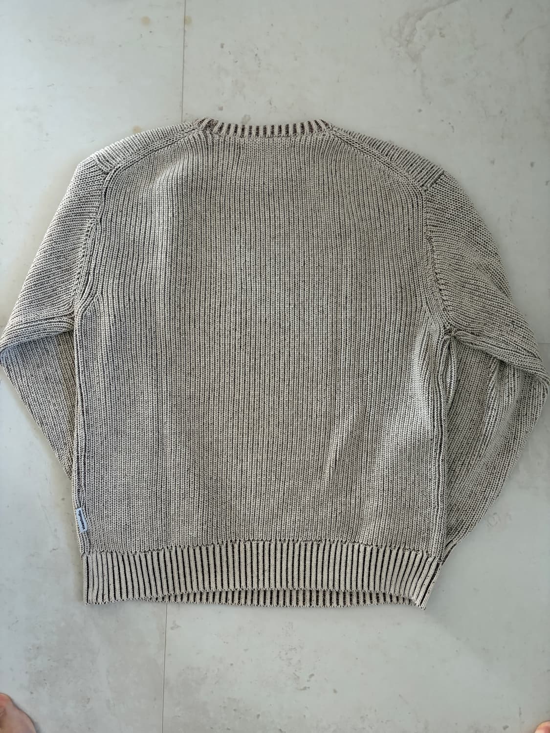 비바스튜디오 투톤 믹스 라운드 니트 m 상품이미지3