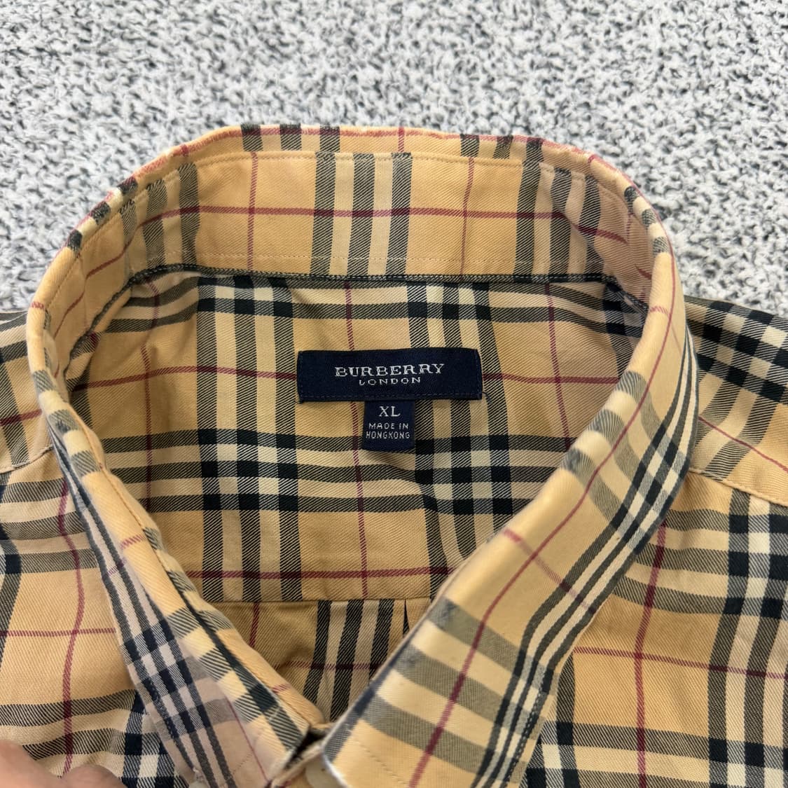 XL 버버리 노바체크 셔츠 0127H1 상품이미지4