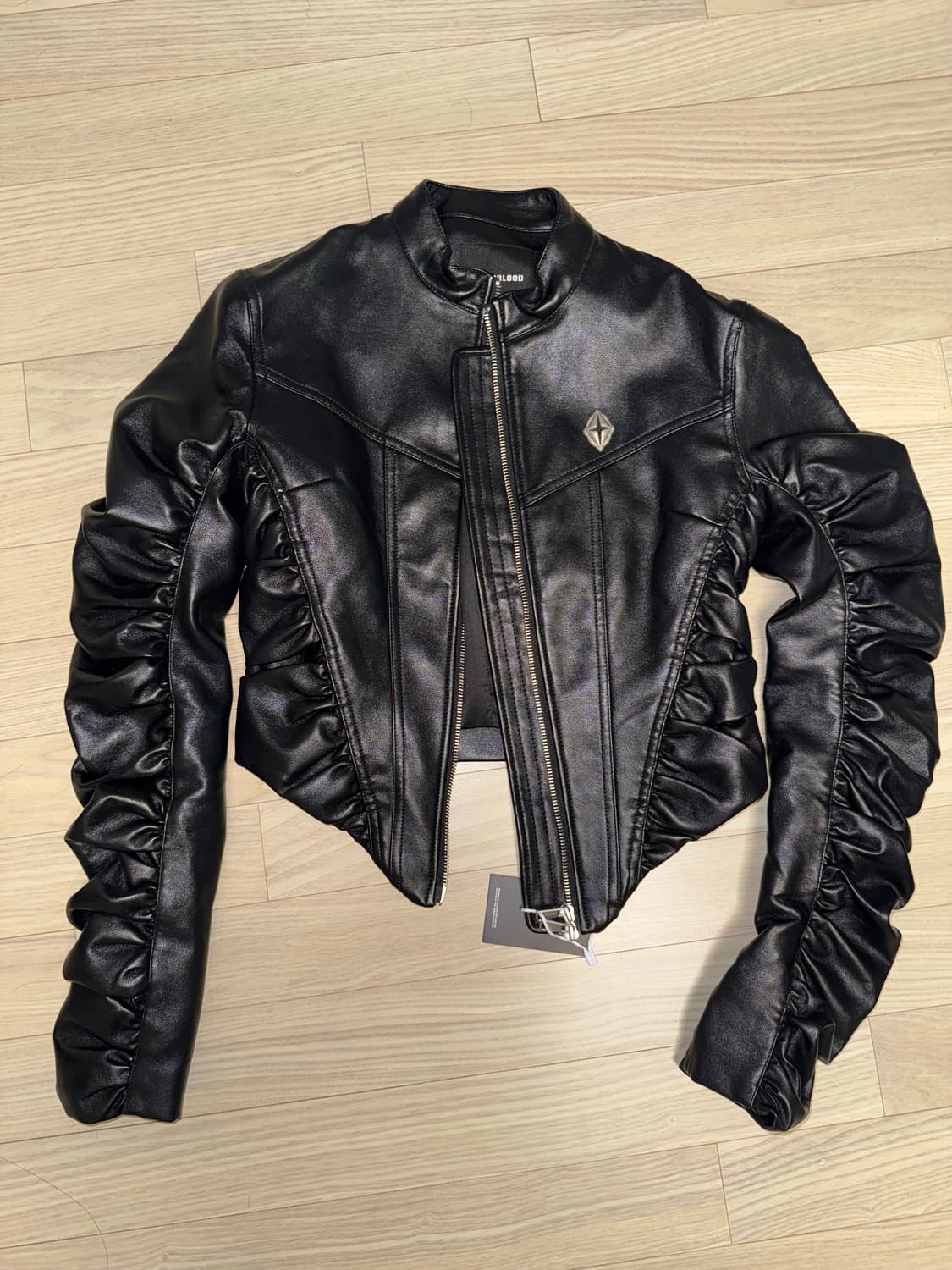 배드블러드 셔링레더자켓 상품이미지1