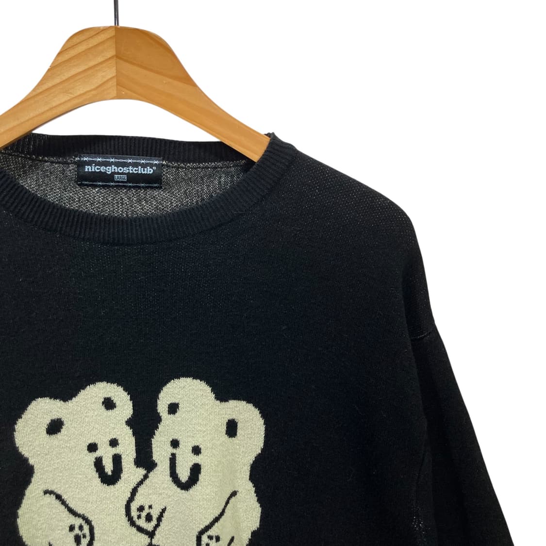 나이스고스트클럽 테디베어 니트반팔 상품이미지3