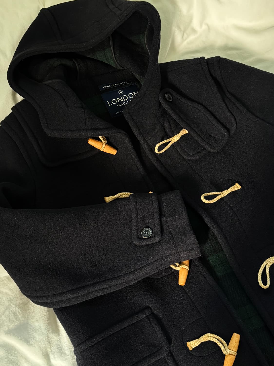 런던 트렌디션 더플코트 네이비 상품이미지1