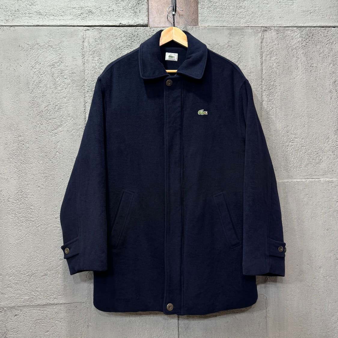 라코스테 네이비 울 코트 (XL)   상품이미지1