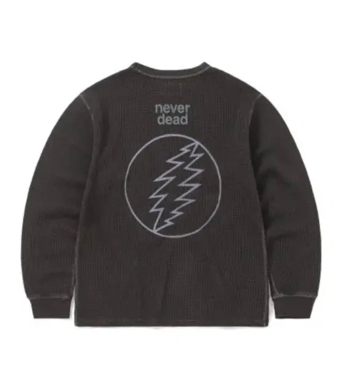 디스이즈네버댓 그레이트풀 와플 니트 블랙  상품이미지5