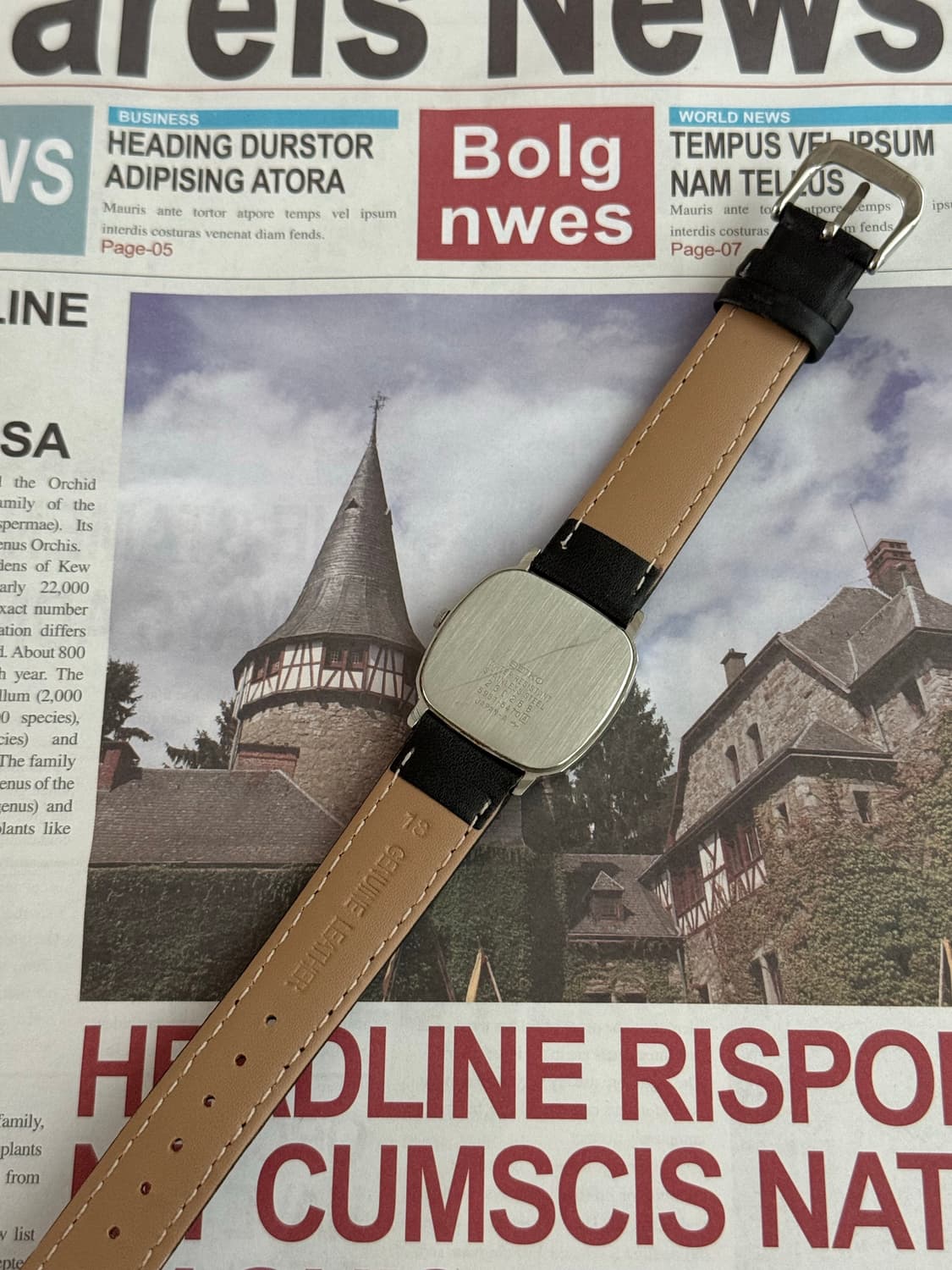 세이코 Seiko 쿼츠 스노우 스퀘어 type 상품이미지3