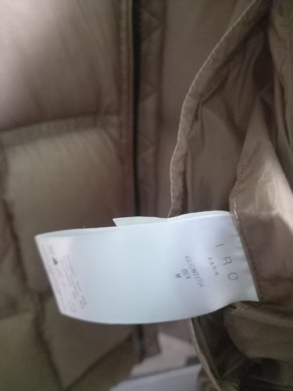 이로 초경량숏패딩 사이즈 M 상품이미지4