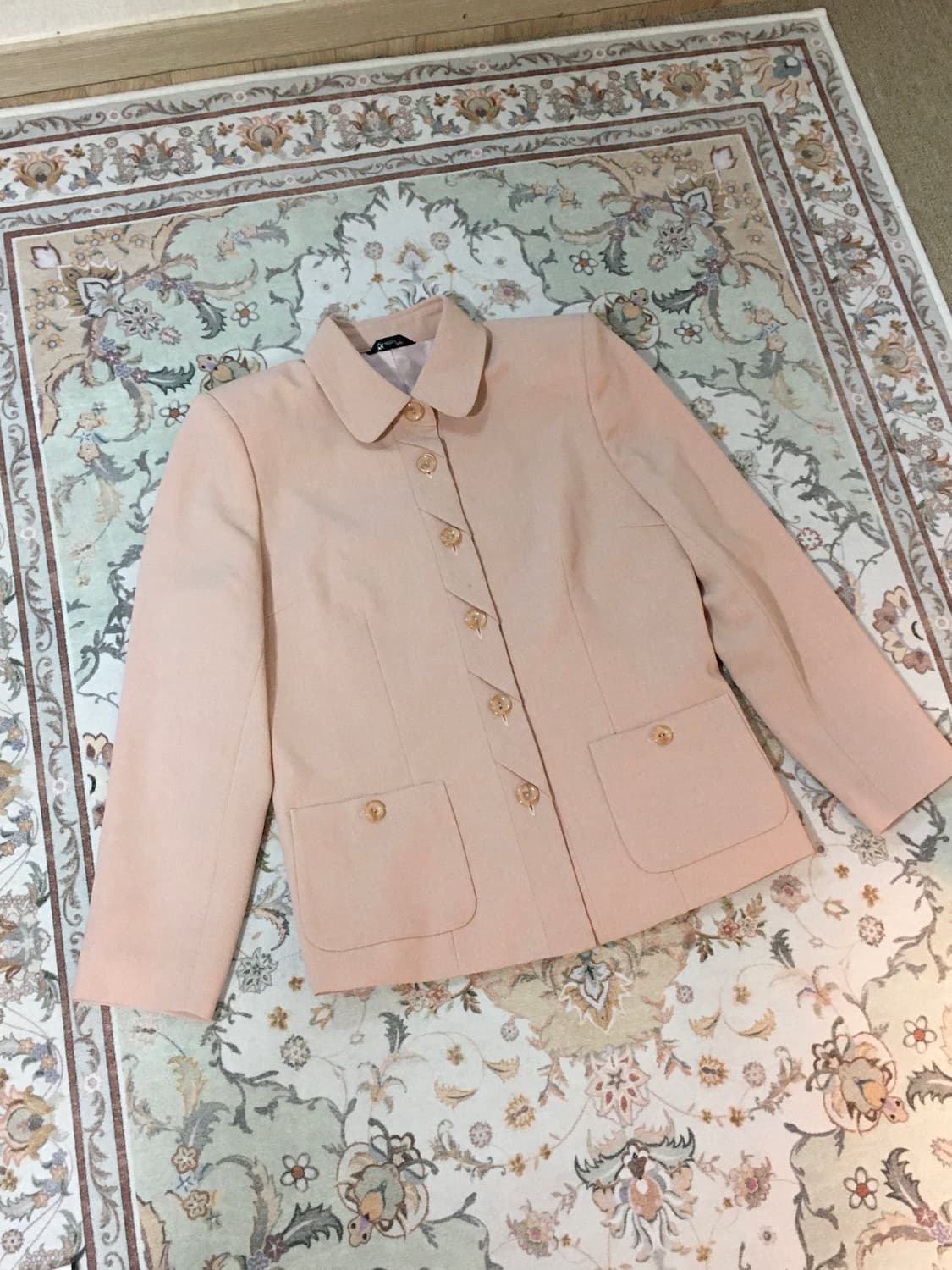 로즈핑크 버튼 자켓 상품이미지2
