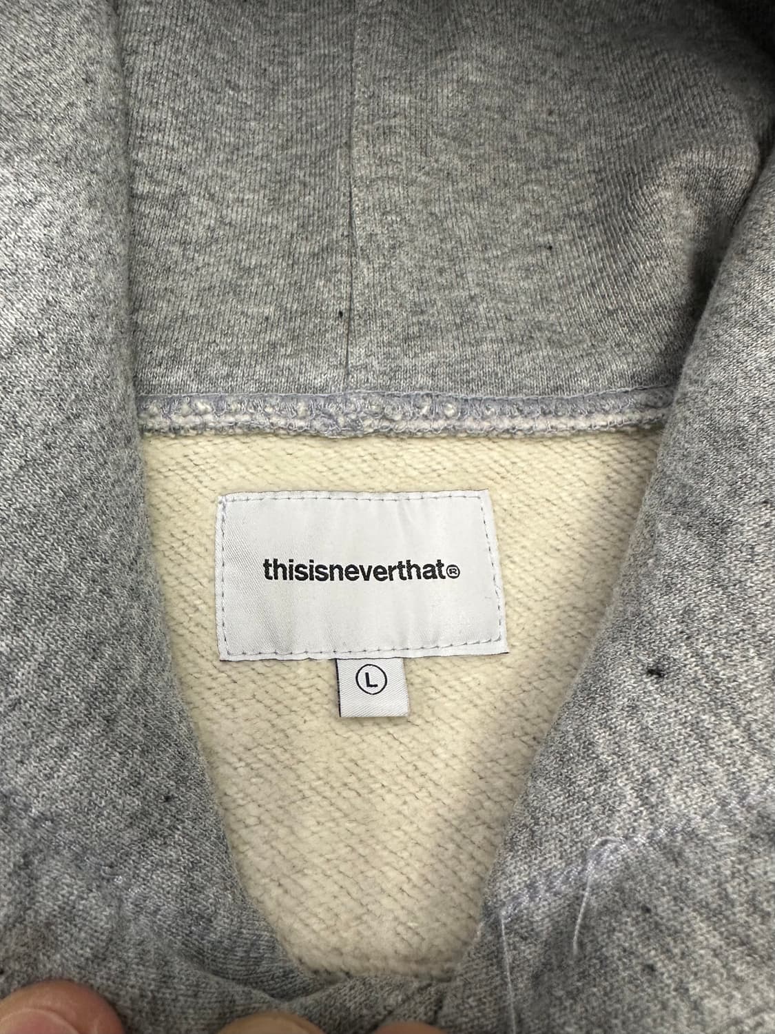 디스이즈네버댓 회색 후드티 L 상품이미지4