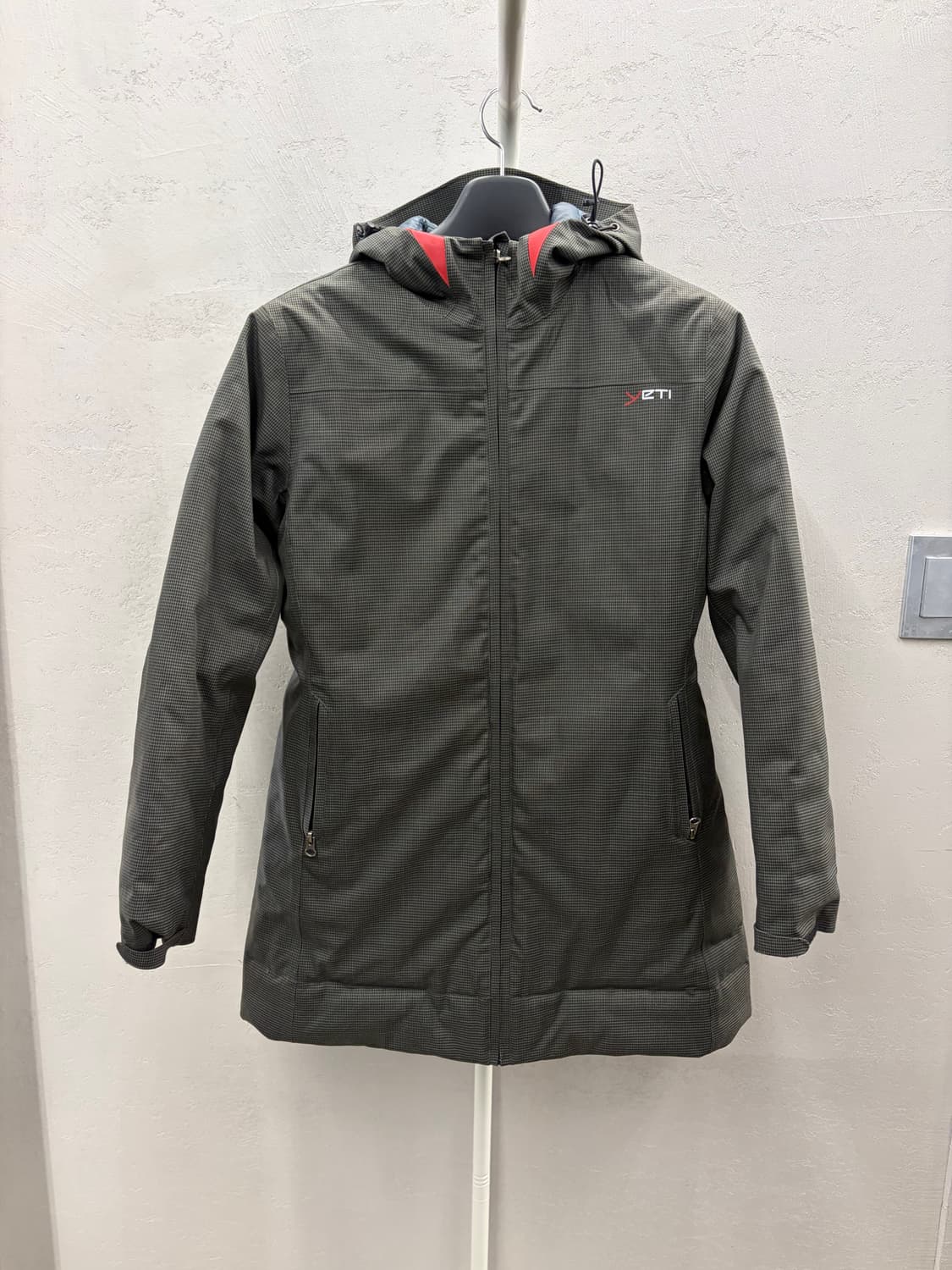 YETI 여성 후드 패딩 점퍼 그레이 L 상품이미지2