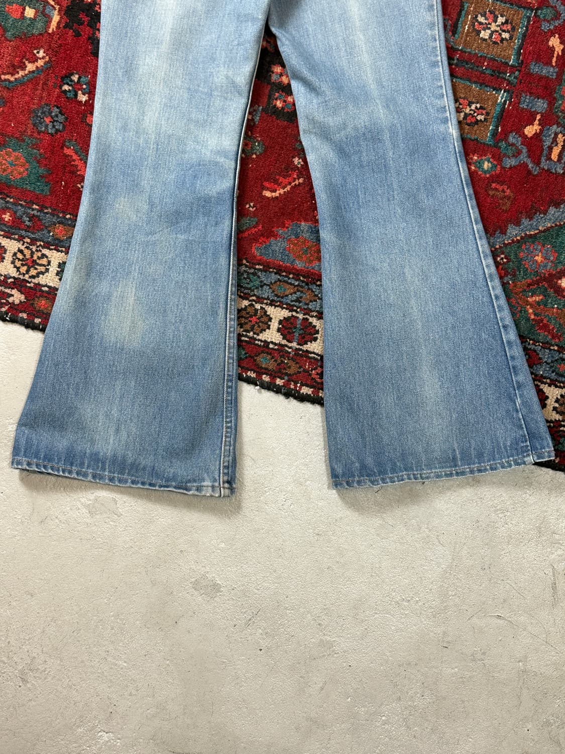 70's USA Made 빈티지 리바이스 684 벨바텀 부츠컷 데님 상품이미지8