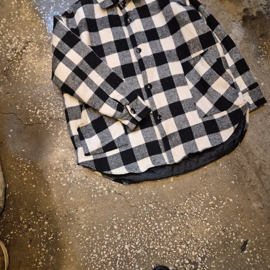 FREE(착샷잇음 ) 체스체크 오버핏 셔츠자켓  상품이미지9