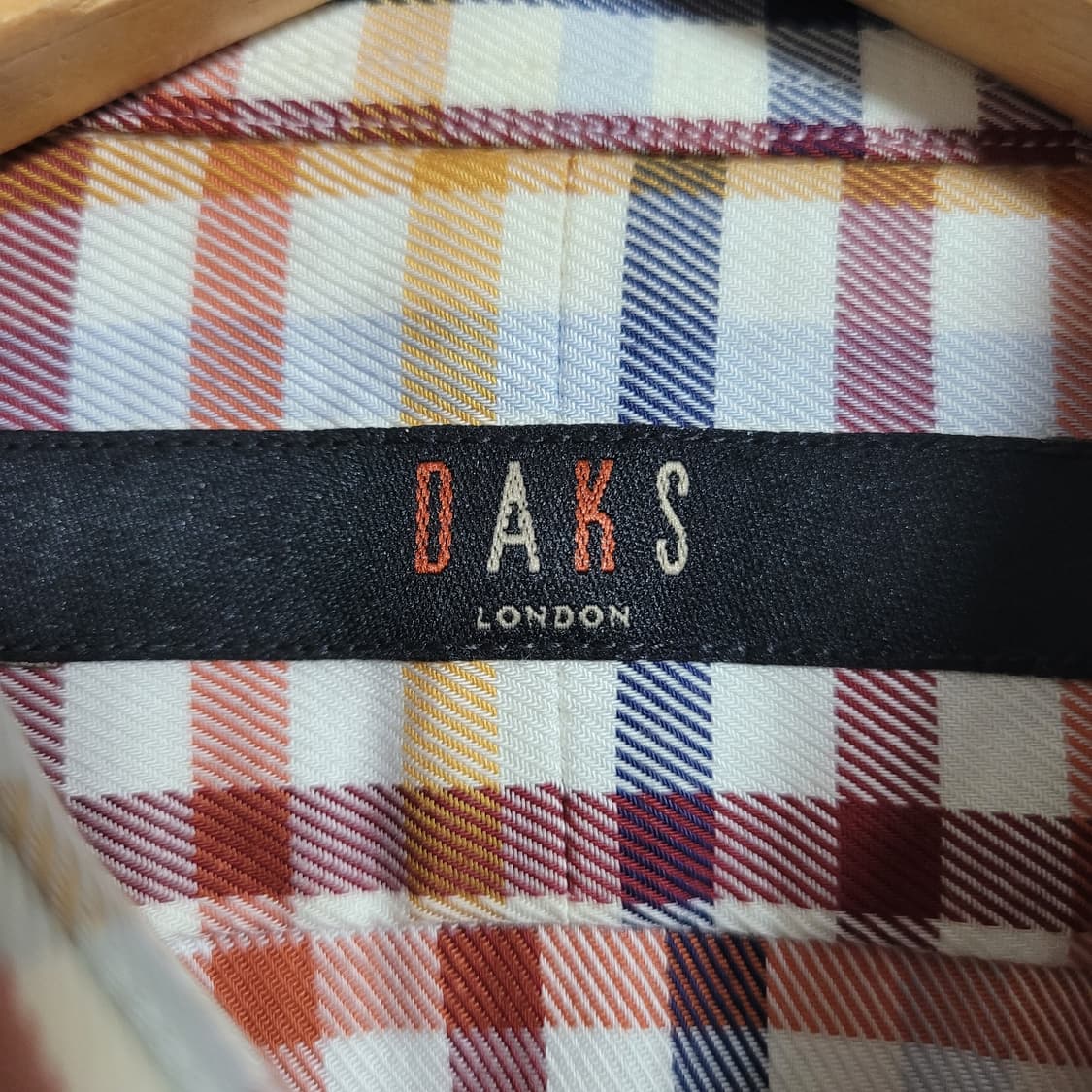 (100) DAKS 닥스 런던 체크 셔츠 남방 상품이미지2