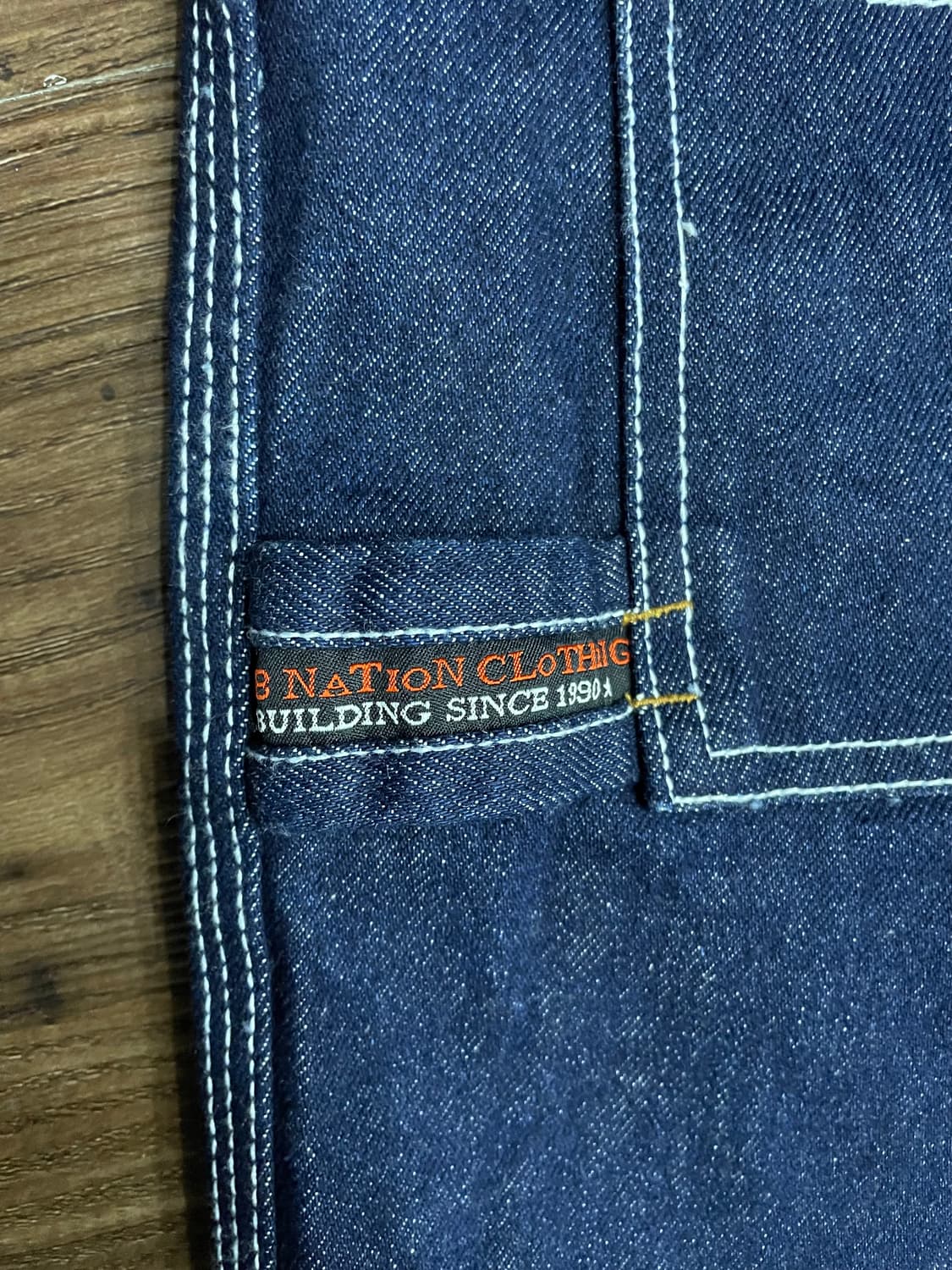 PNB NATION CLOTHING 버뮤다 데님 카펜터 팬츠 생지 상품이미지2