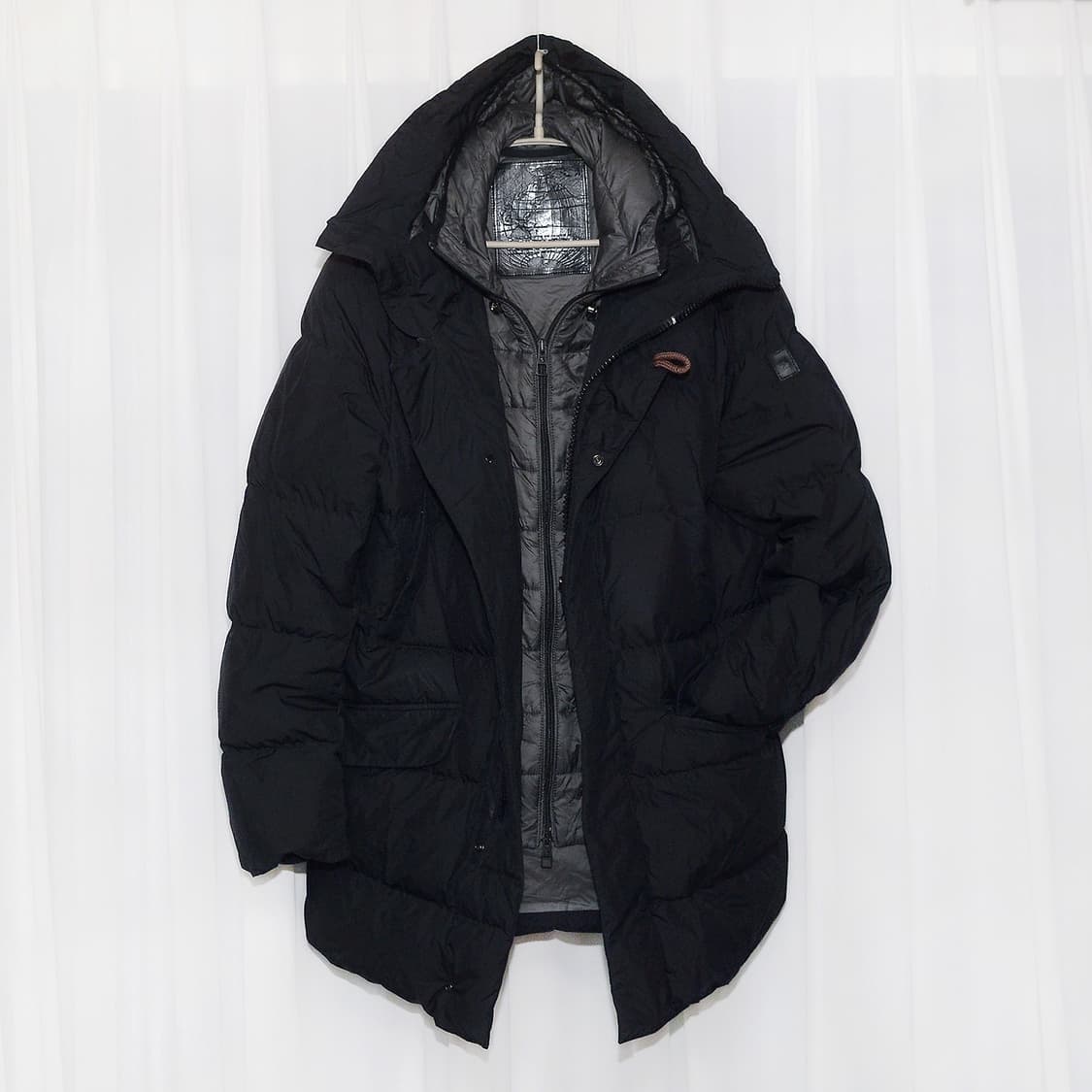 몬테꼬레 디테처블 더블 후드 구스다운 패딩 (50 / 100+) 상품이미지1