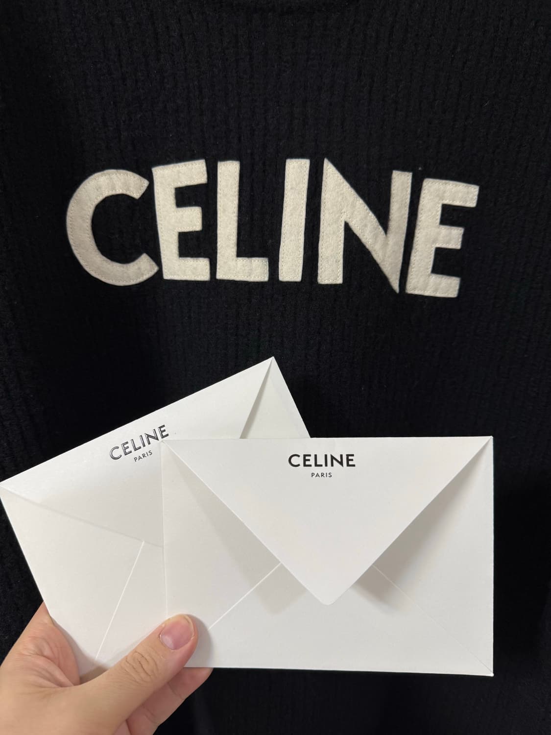 셀린느 오버사이즈 니트 M. 상품이미지2