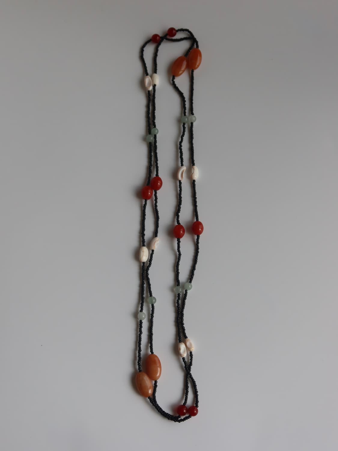 triple-layered bohemian bead necklace 상품이미지3