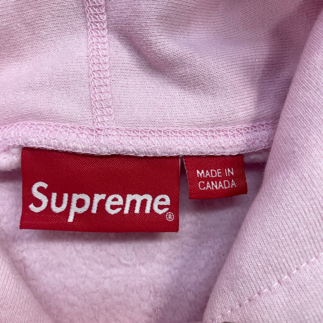 슈프림 x 카우스 초크 로고 후드티 핑크 상품이미지5