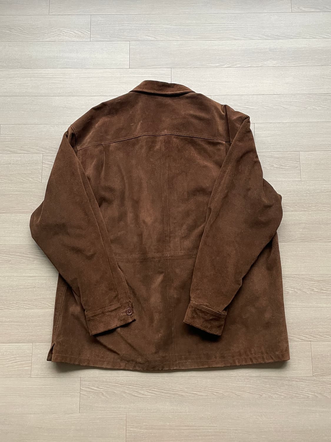 90s 올드갭 스웨이드 셔츠 자켓 레더 상품이미지2