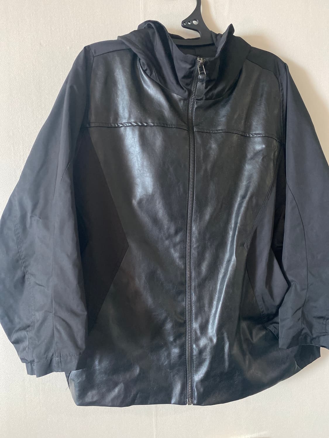 Resume 레더 바람막이 오버핏 자켓 상품이미지2