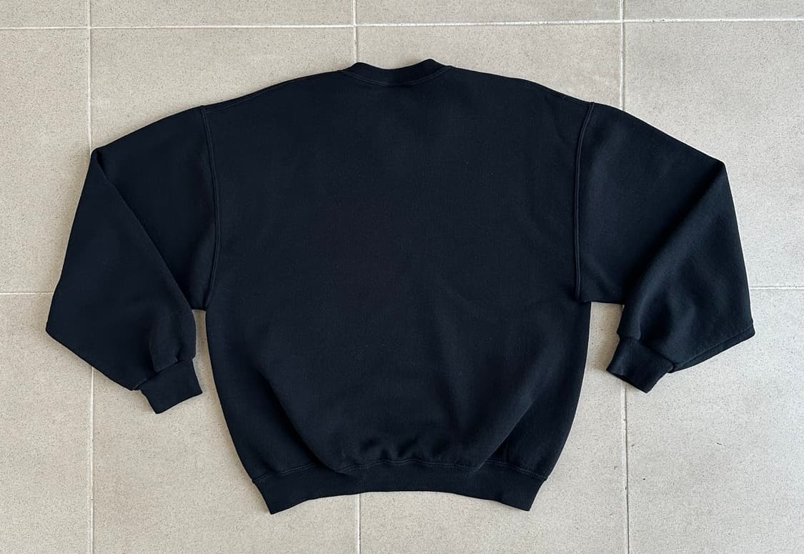 00s 빈티지 러셀 스웻셔츠 블랙 L 상품이미지2