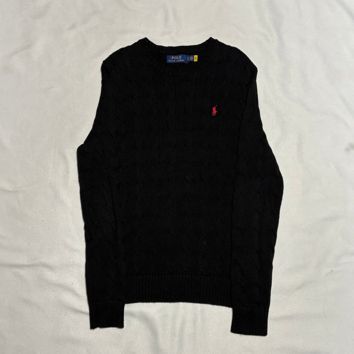 S 폴로랄프로렌 블랙 케이블 니트 상품이미지2