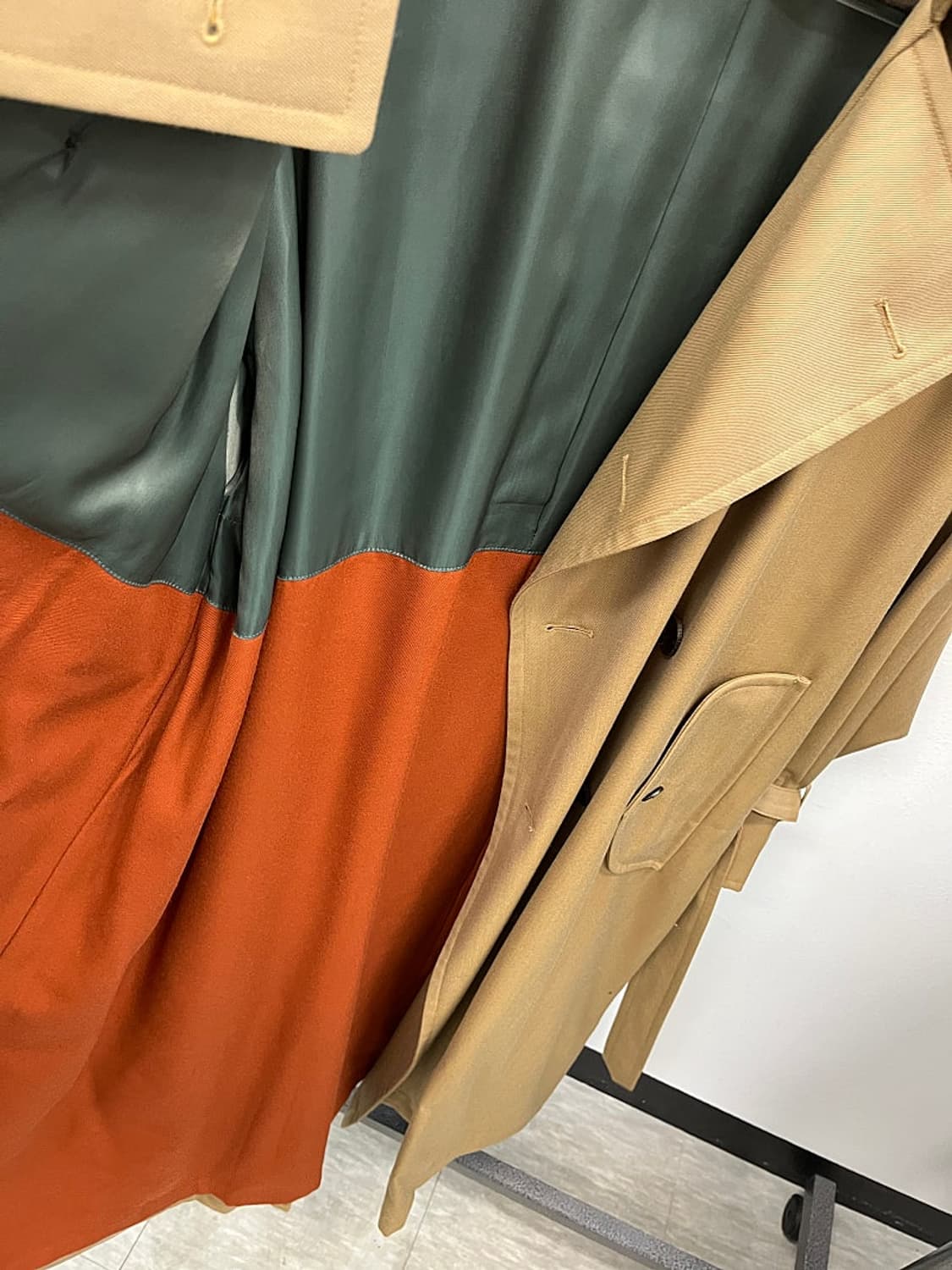 110) 비긴202 울 개버딘 트렌치코트  상품이미지9