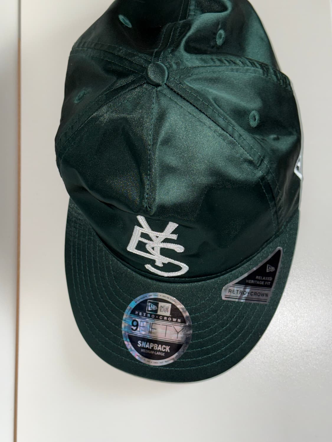 예스아이씨 X 뉴에라 새틴 볼캡 Dark Green 상품이미지2