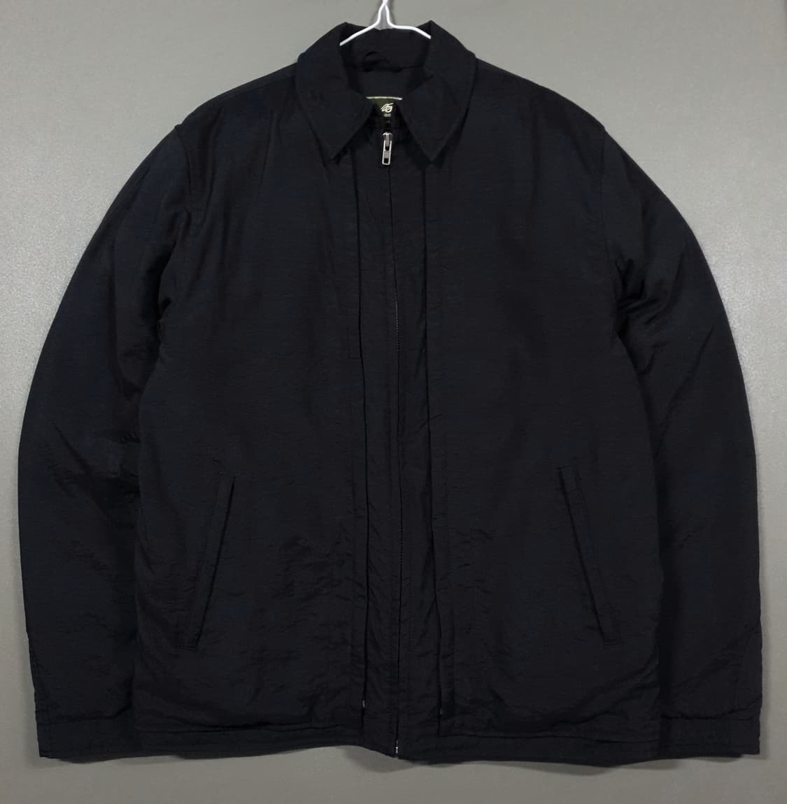 실측 XL) 에디바우어 00s 미니멀 카라 폴리쉘 이중 유틸리티 자켓 상품이미지1