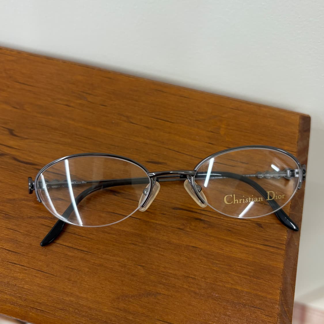 Christian Dior 디올 실버그레이 반무테 안경 상품이미지2