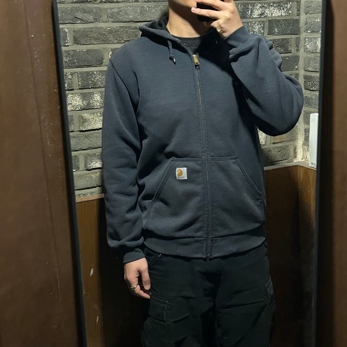 S) 칼하트 레인디펜더 워크웨어 써멀 후드집업 상품이미지10