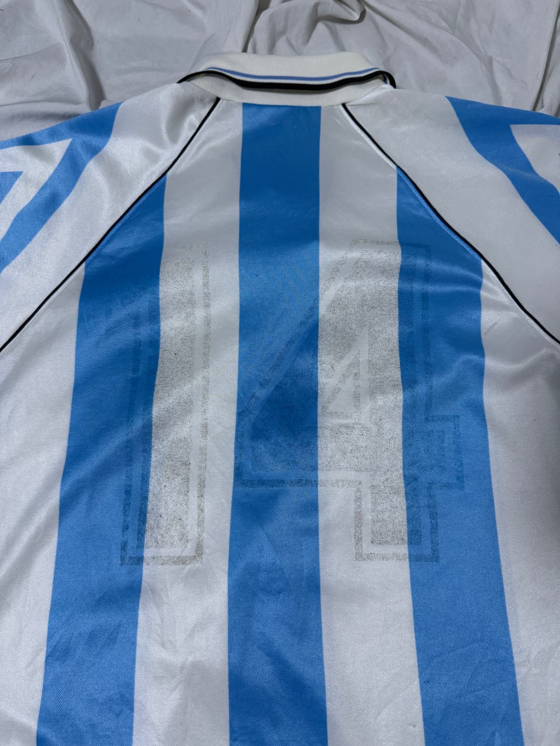 아디다스 아르헨티나 축구 국대 96 98 홈 유니폼 마라도나 바티스투타 상품이미지7