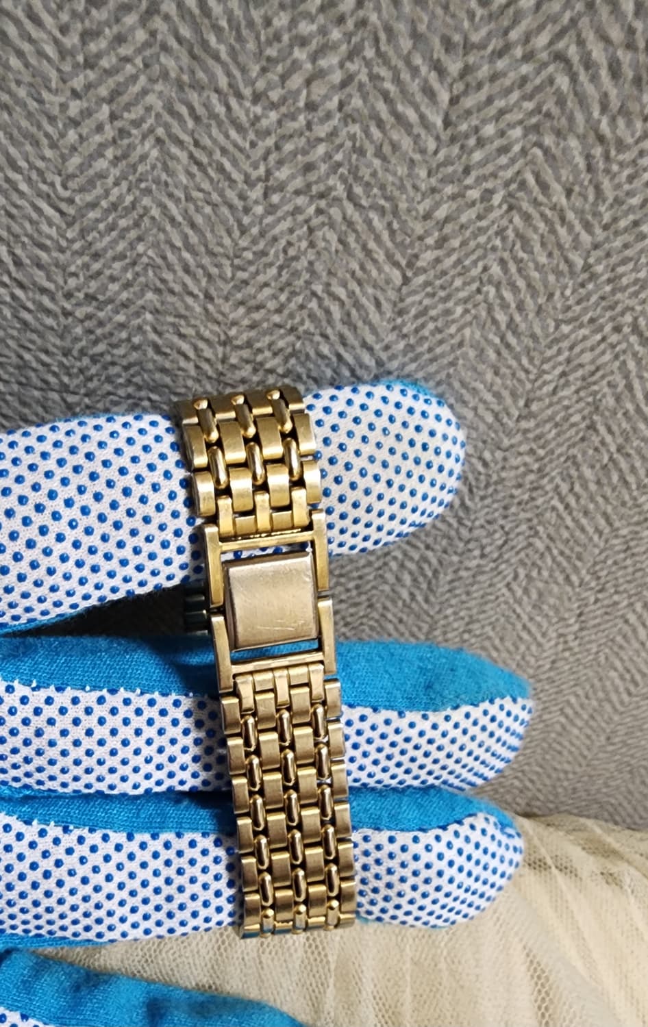 빈티지 SEIKO 세이코 쿼츠 사각 금장 시계 상품이미지8