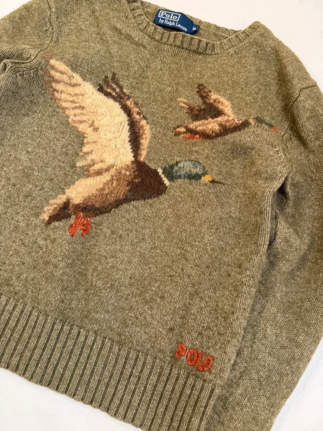 폴로 랄프로렌 아카이브 청둥오리 울 니트 상품이미지2